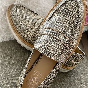 Vince Camuto Loafers, Size 9, Snake print